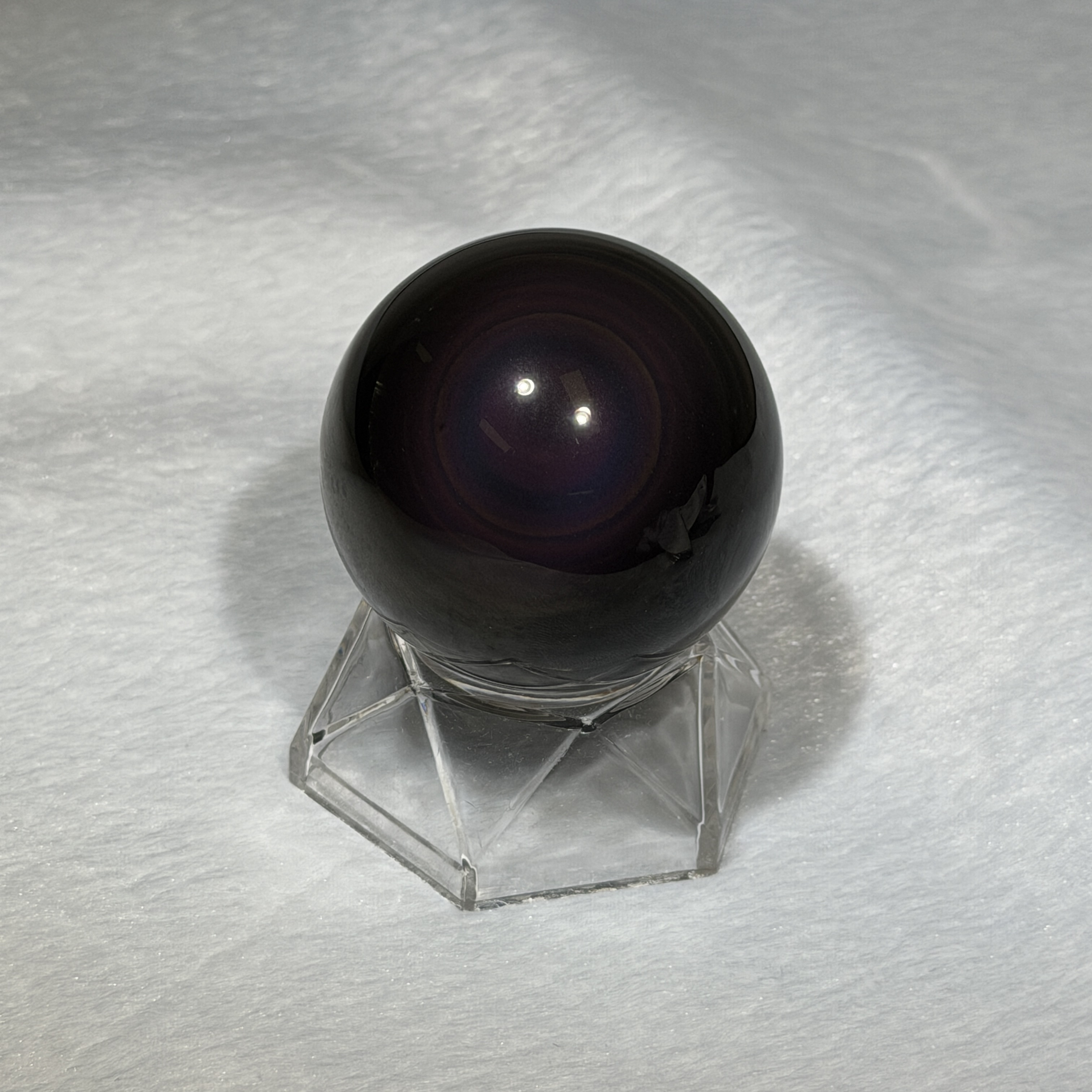 彩虹黑曜石球 5.1cm RBB1853