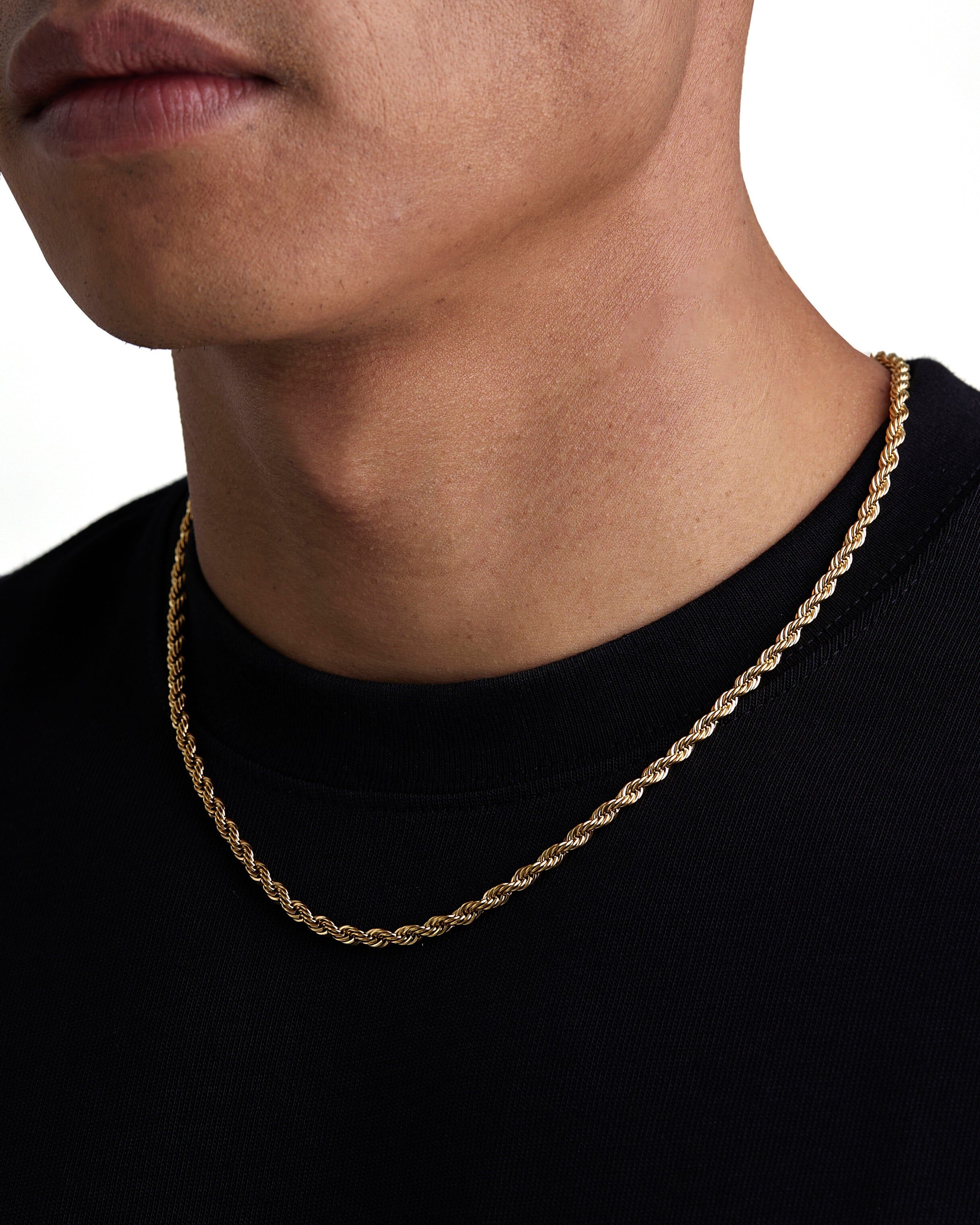 Iceman Society｜THE ROPE - 4mm 麻花項鍊 (18K Gold)