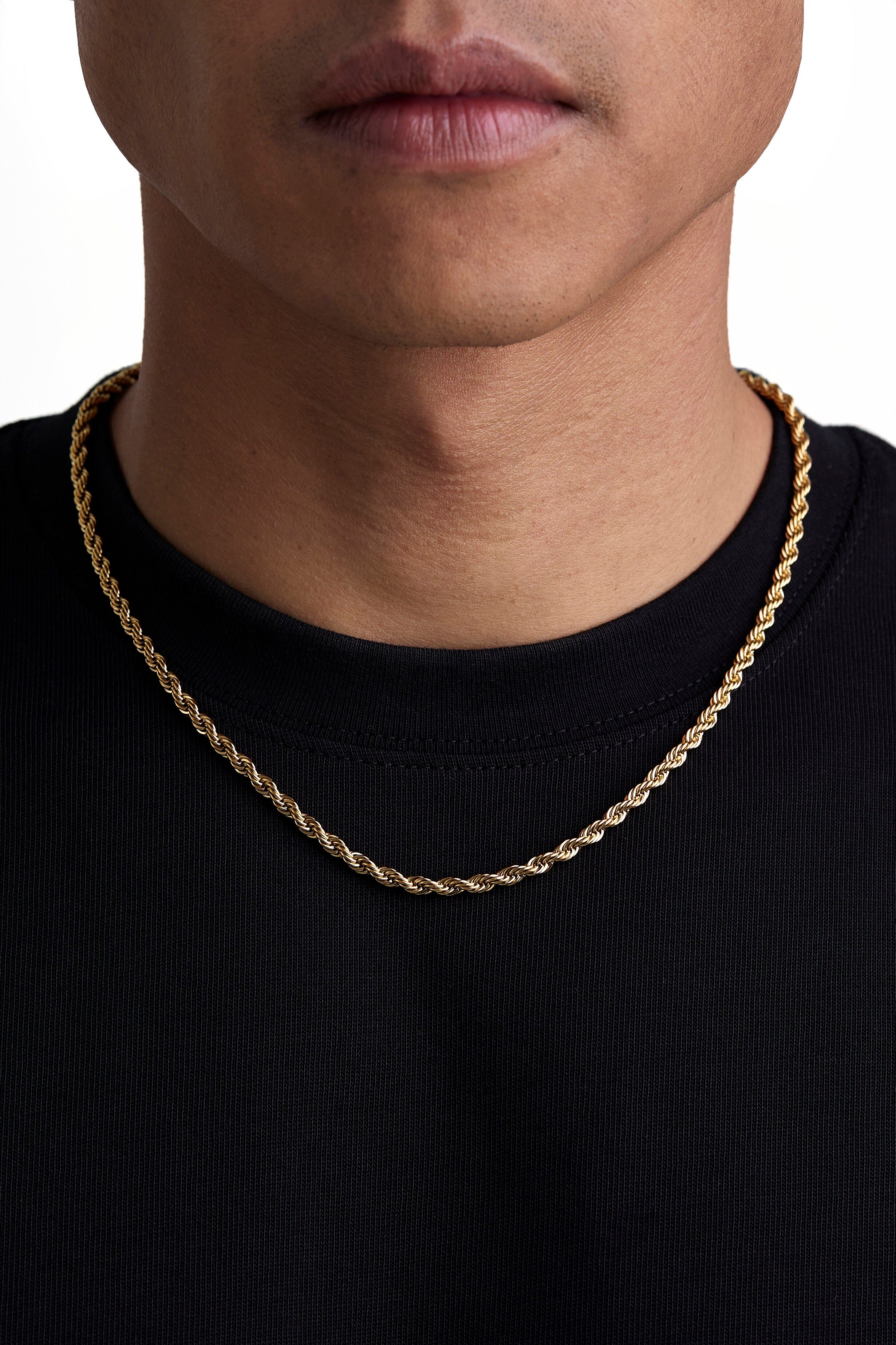 Iceman Society｜THE ROPE - 4mm 麻花項鍊 (18K Gold)