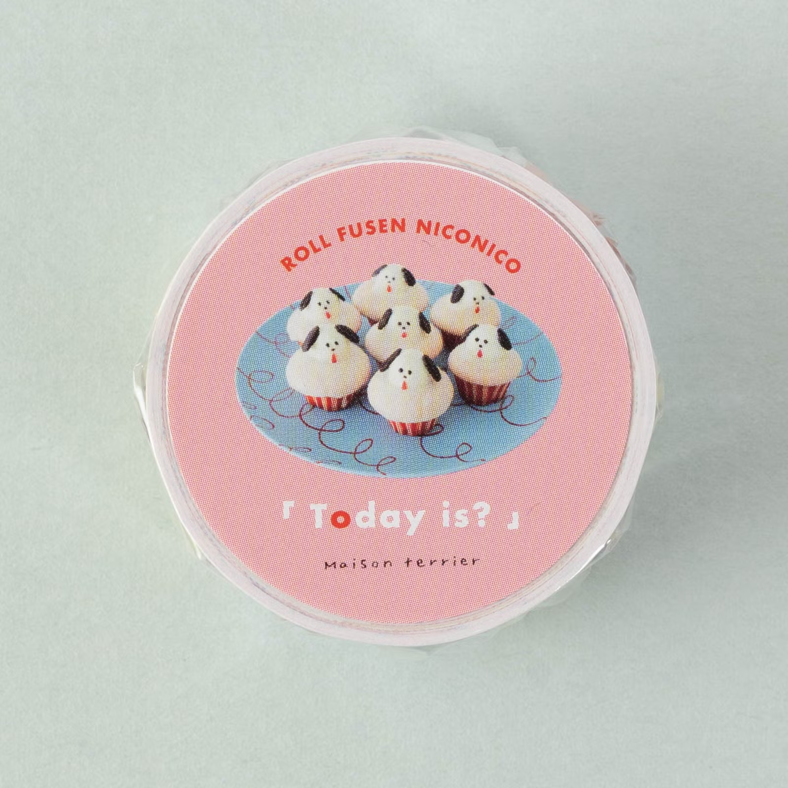 小方形 捲式便利貼 | Maison terrier「Today is ?」 / 手紙社 / JAPAN