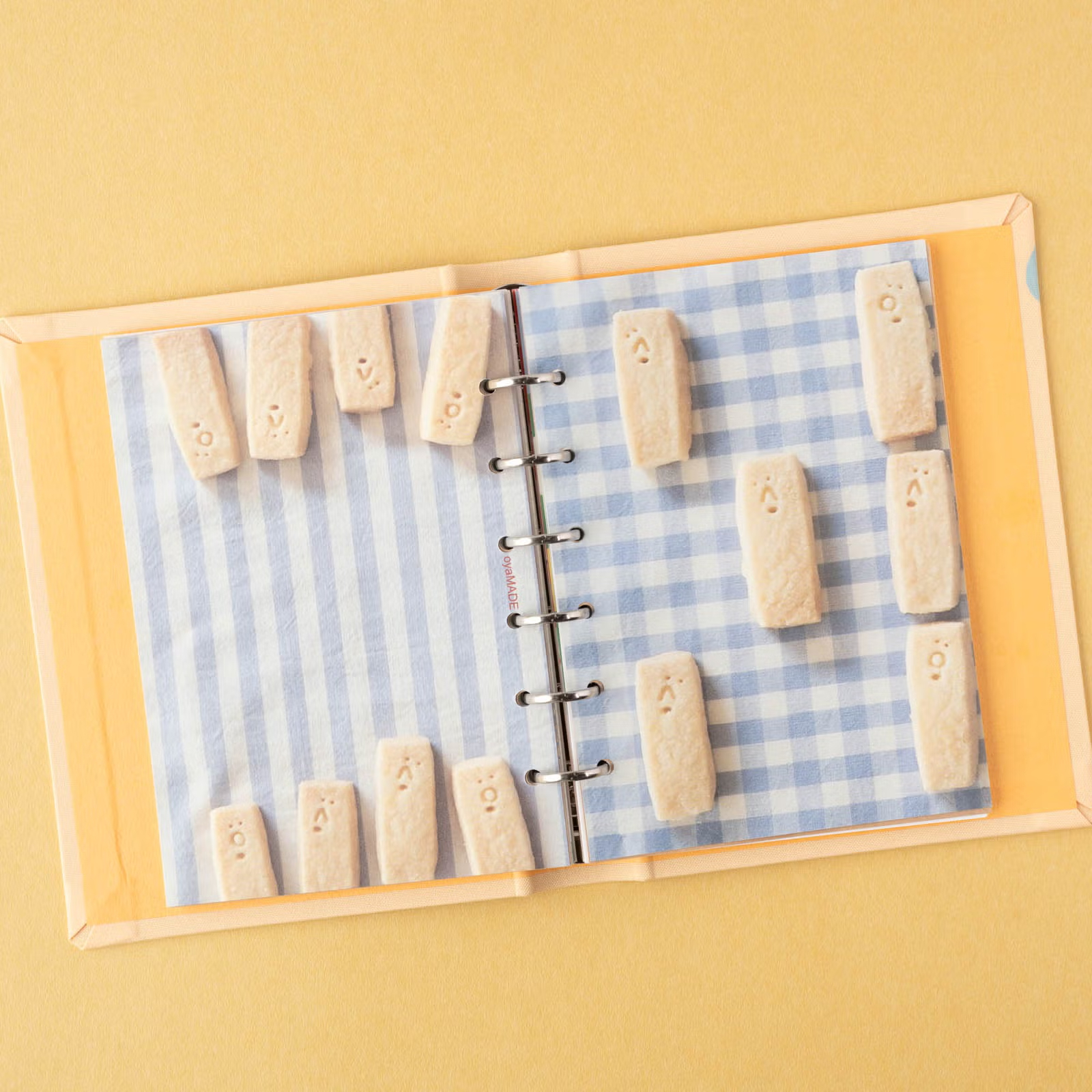 Mini 6 六孔手帳內頁｜oyaMADE「 SHORT BREADkun 」/ 手紙社 JAPAN