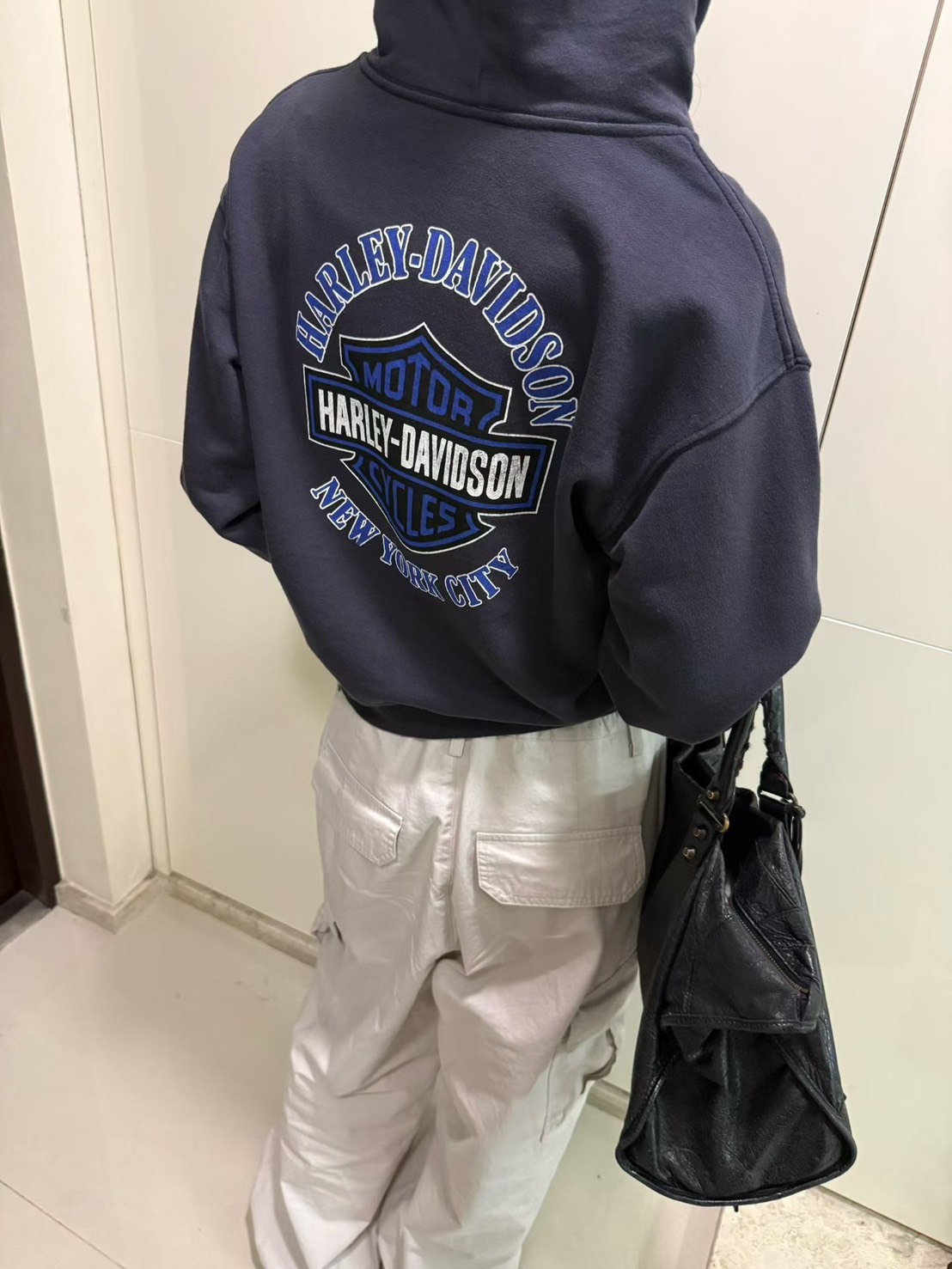 連帽MOTOR口袋短衛衣