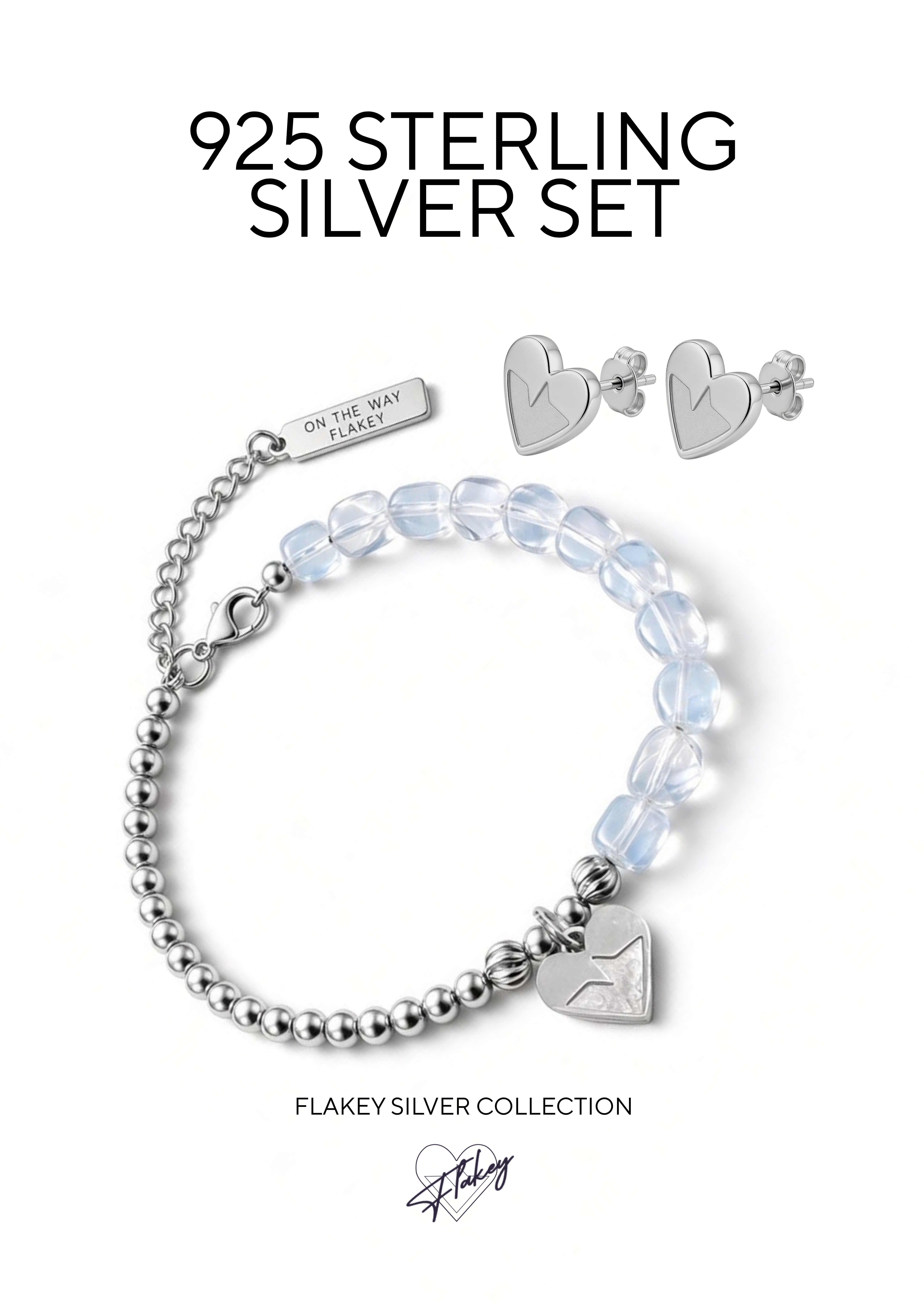 FLAKEY 925 Silver Collection Set