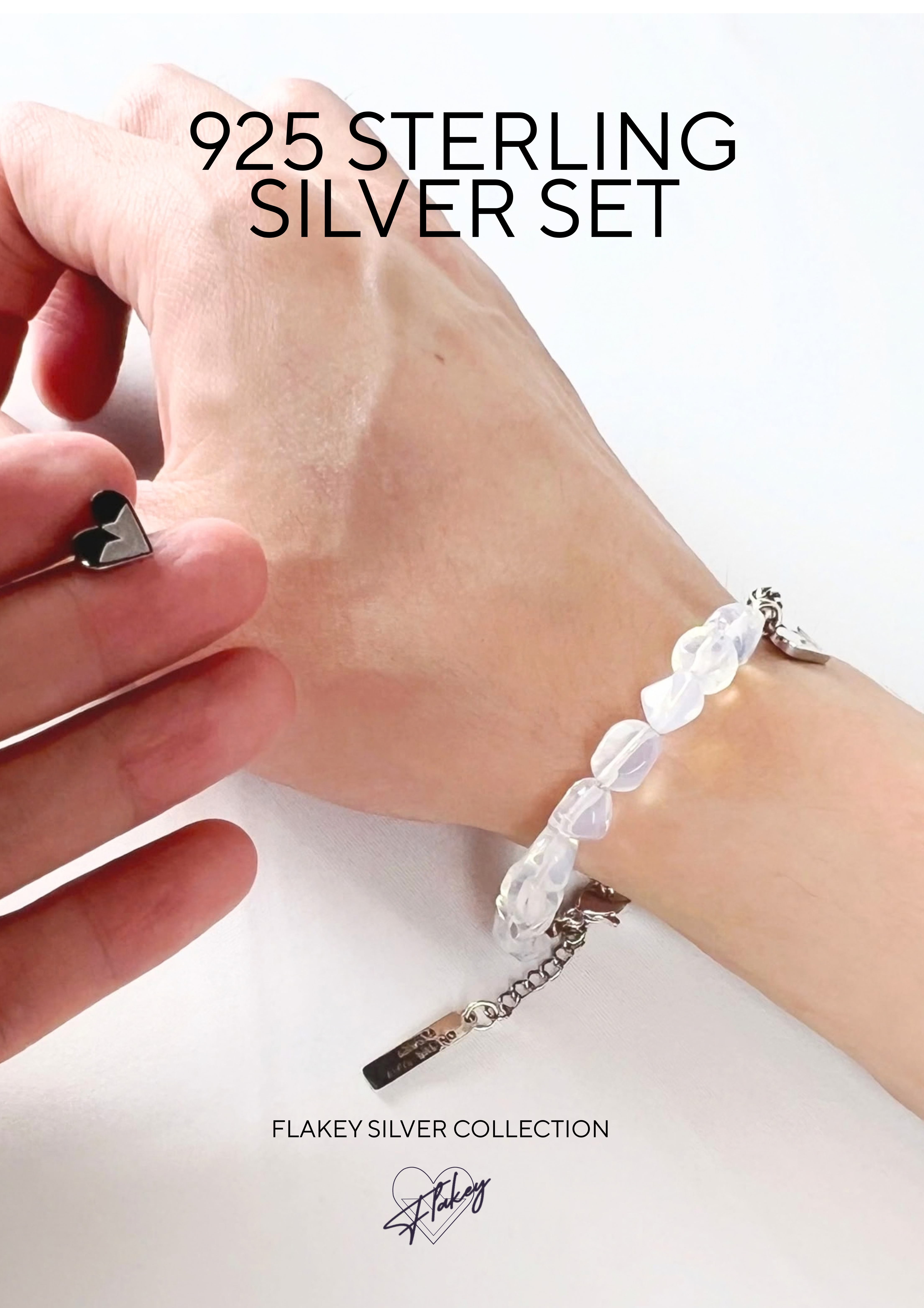 FLAKEY 925 Silver Collection Set