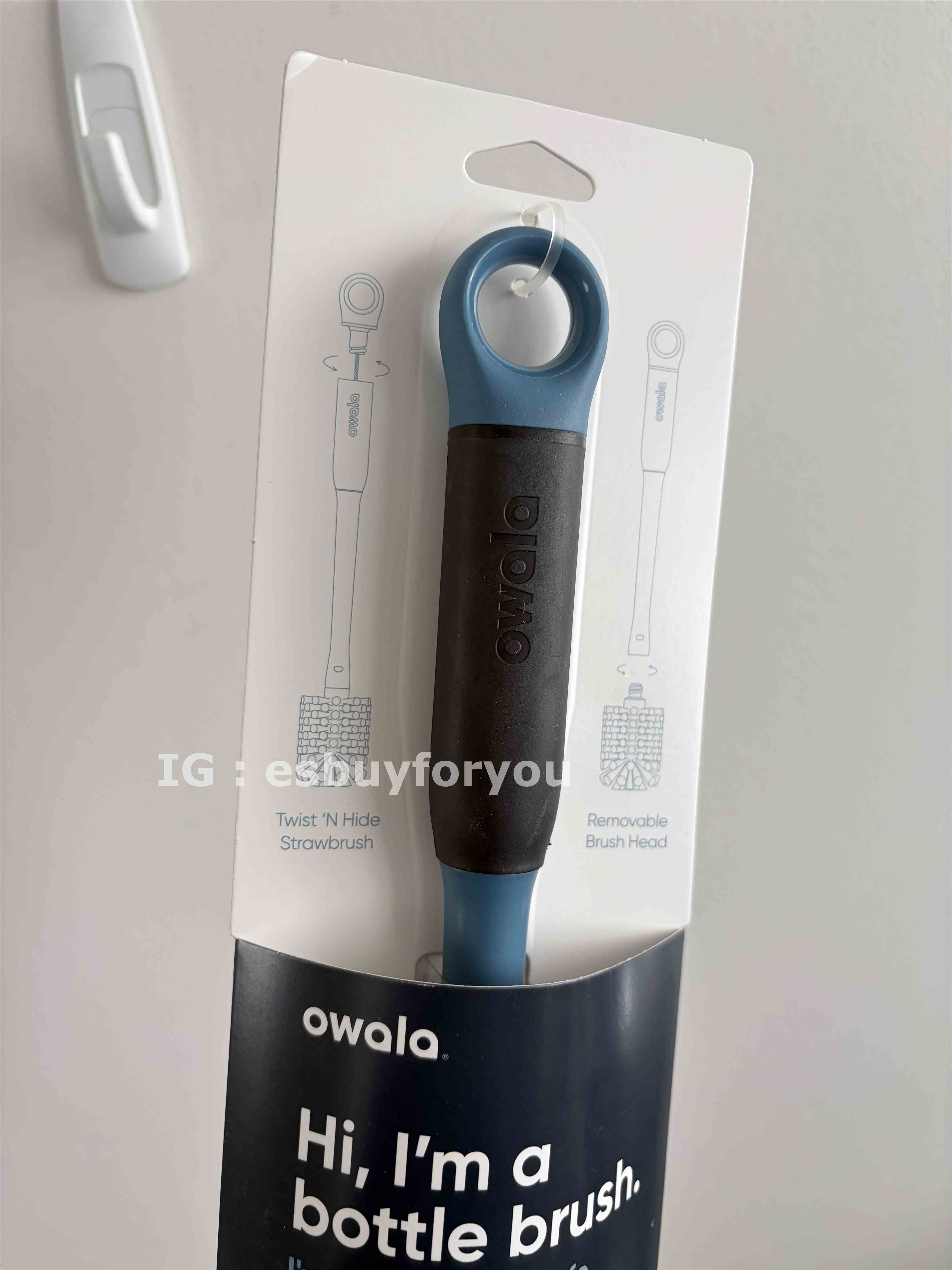 Owala 二合一水壺清潔刷 (可拆卸刷頭/隱藏式吸管刷)