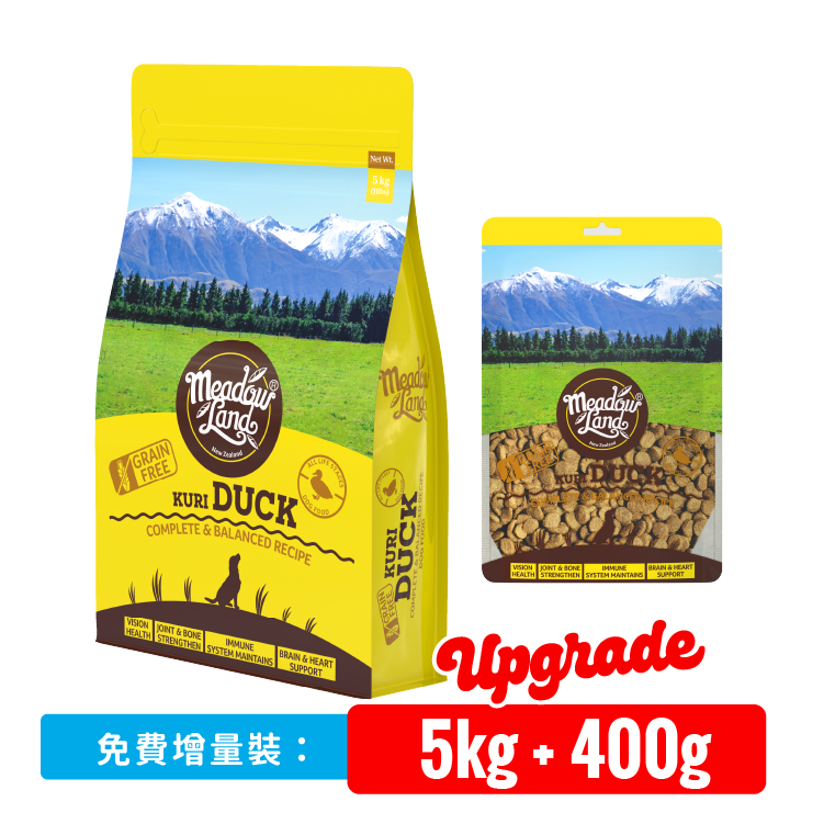 Meadowland-新西蘭全天然無穀物鴨味全犬糧 5kg