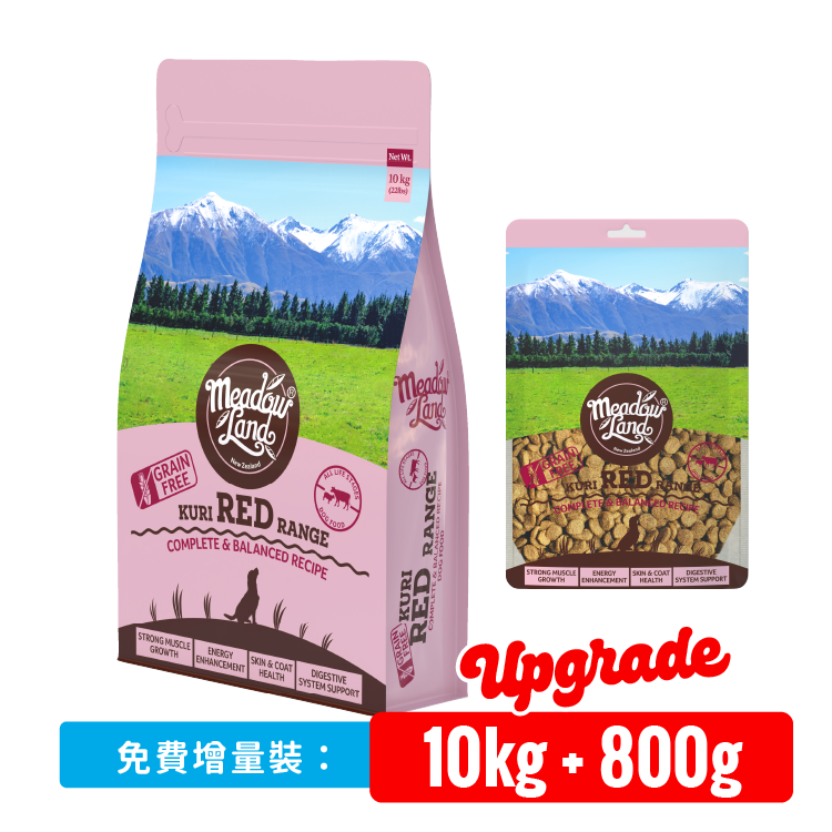 Meadowland | 新西蘭 草飼牛肉羊肉 增肌添活力配方 全犬糧 10kg