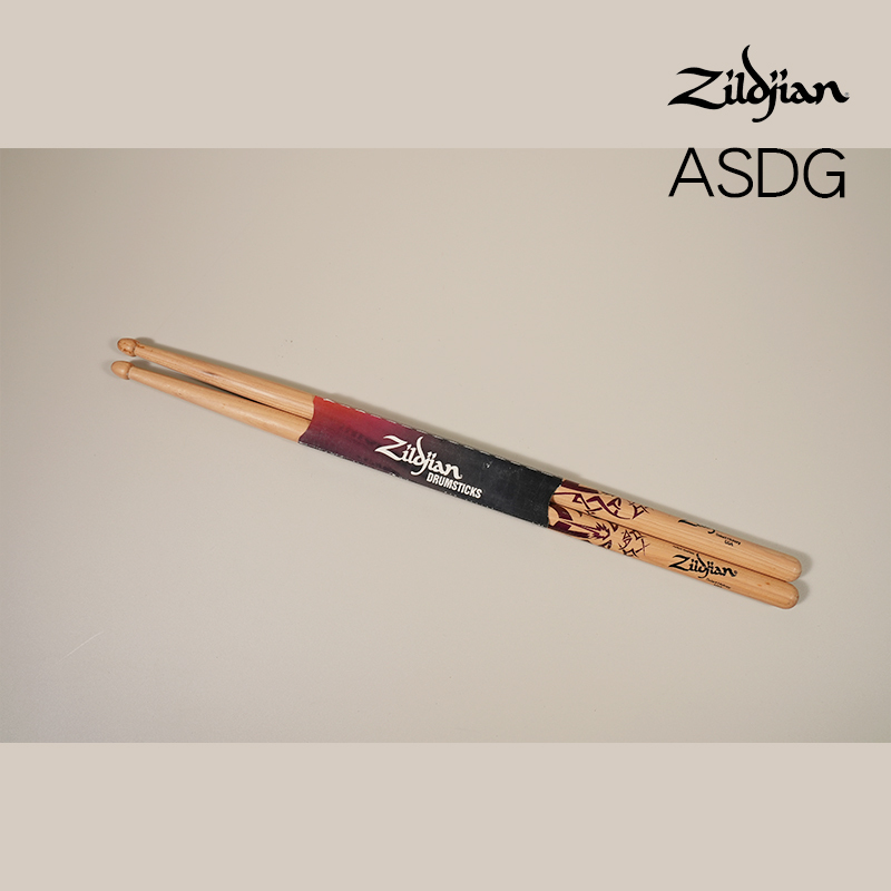 美國 Zildjian ASDG Dave Grohl 簽名鼓棒 木頭黃斑 一雙售