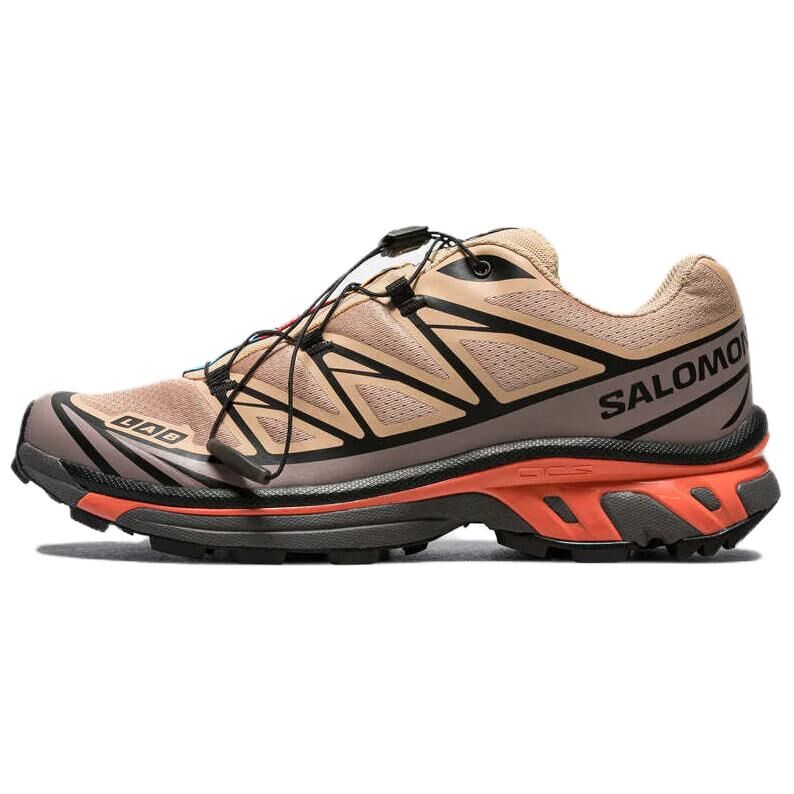 【代購】SALOMON XT 6 Minimalist Style Low top Hiking Shoes Men's Tan L47444900