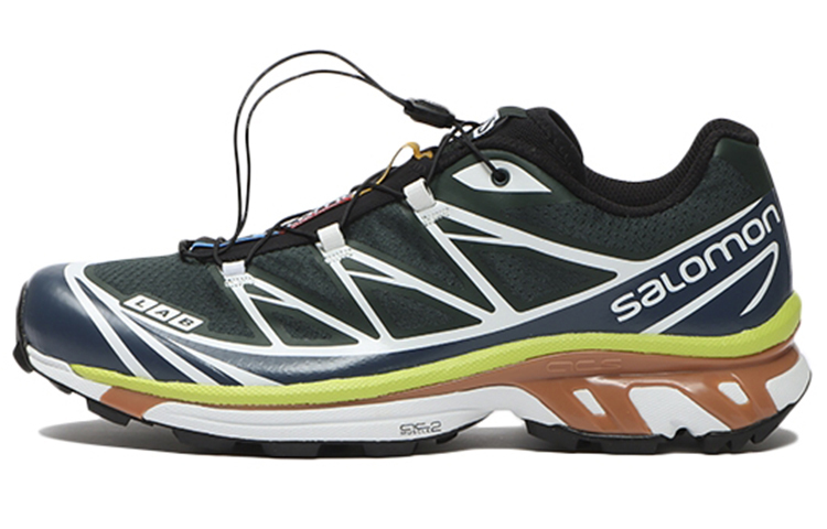 【代購】SALOMON XT 6 Abrasion Resistant Low top Running Shoes Men's Jasper L41253200