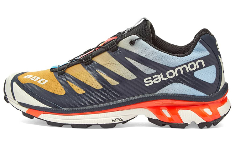 【代購】SALOMON XT 4 Slip Resistant Abrasion Resistant Low top Running Shoes Men's Yellow Black L41262900