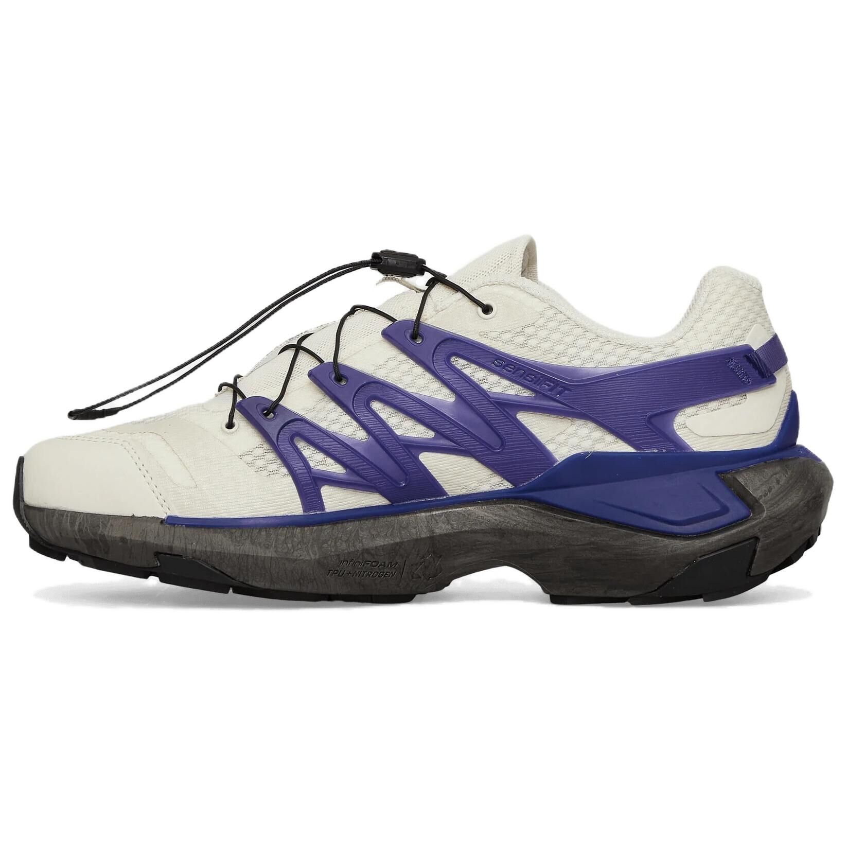 【代購】SALOMON XT PU.RE ADVANCED Comfortable And Lightweight Low top Running Shoes Unisex White Purple L47604600
