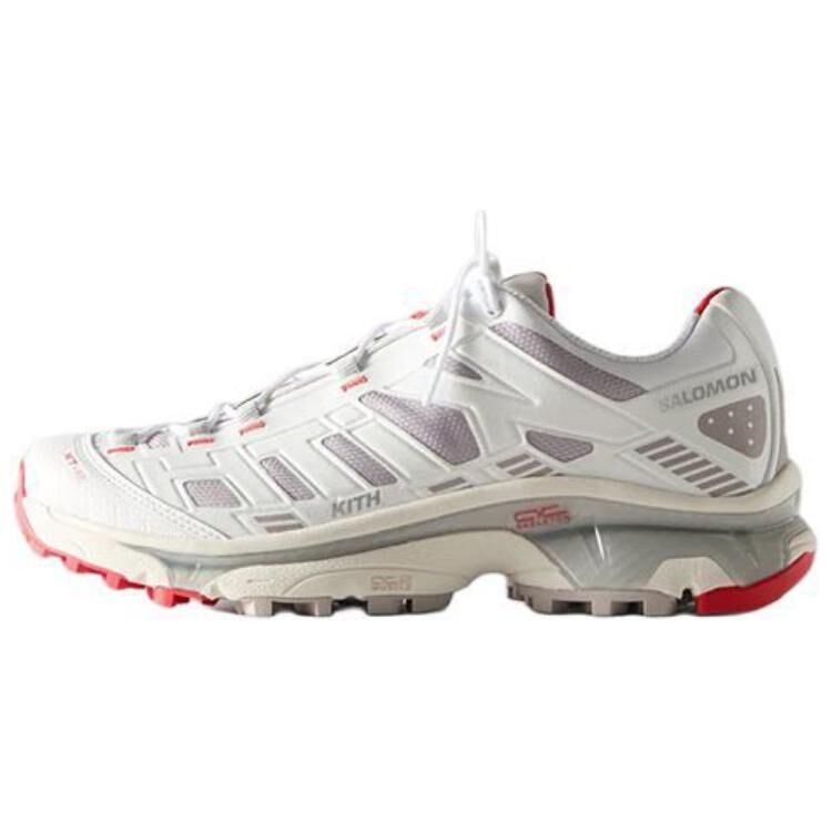 【代購】SALOMON x KITH XT 4K Low top Casual City Commuting Running Shoes Unisex White Gray L47771800