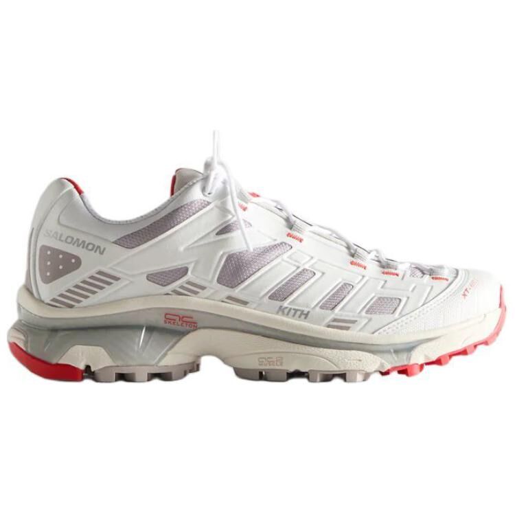 【代購】SALOMON x KITH XT 4K Low top Casual City Commuting Running Shoes Unisex White Gray L47771800
