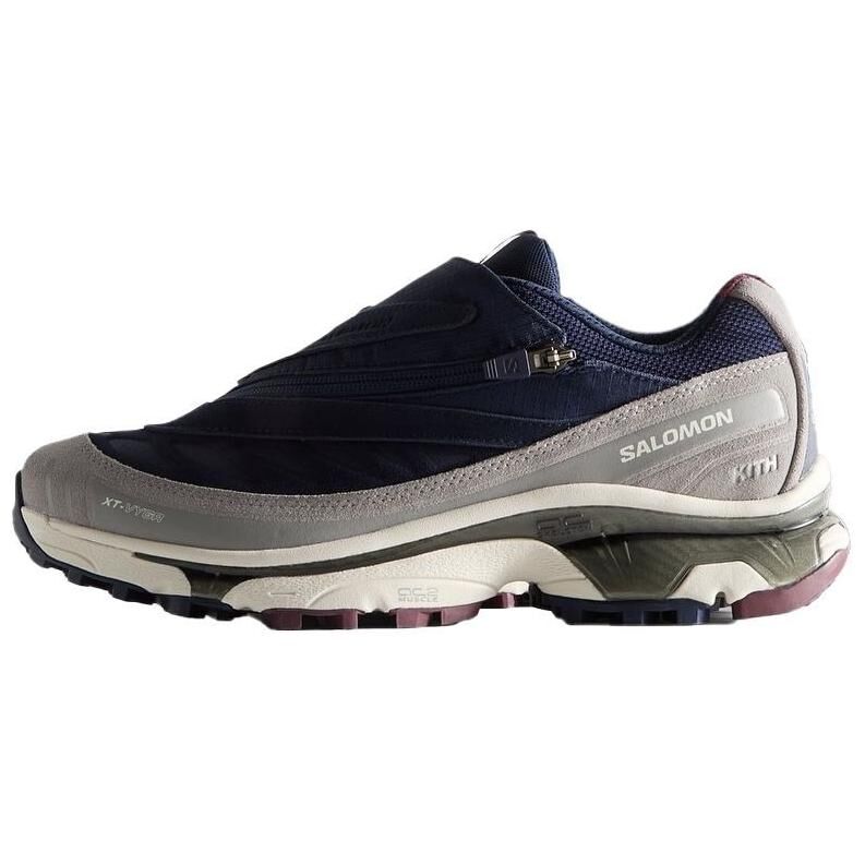 【代購】SALOMON x KITH XT Voyager Low top Running Shoes Unisex Blue Purple Gray L47773800