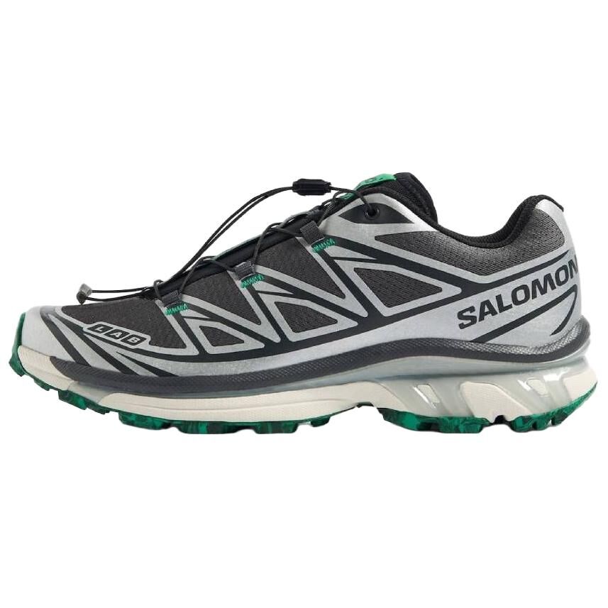 【代購】SALOMON x END. XT 6 Low top Casual Trail Running Training City Commuting Running Shoes Unisex Gray Black Green L47953100
