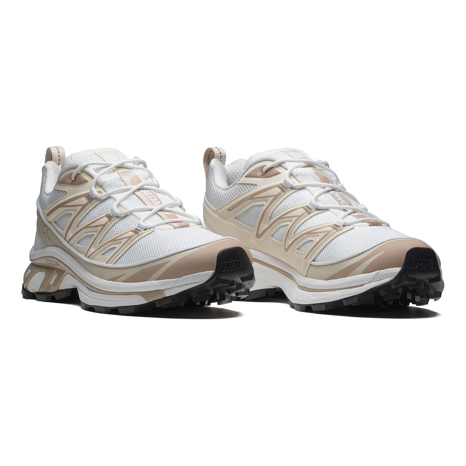 【代購】SALOMON XT 6 Fabric Slip Resistant, Abrasion Resistant, Breathable Low top Running Shoes Unisex White L47724200
