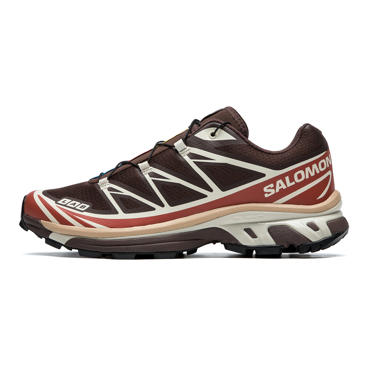 【代購】SALOMON XT 6 Fabric Low top Casual Trail Running Training City Commuting Running Shoes Unisex Tan L47737500