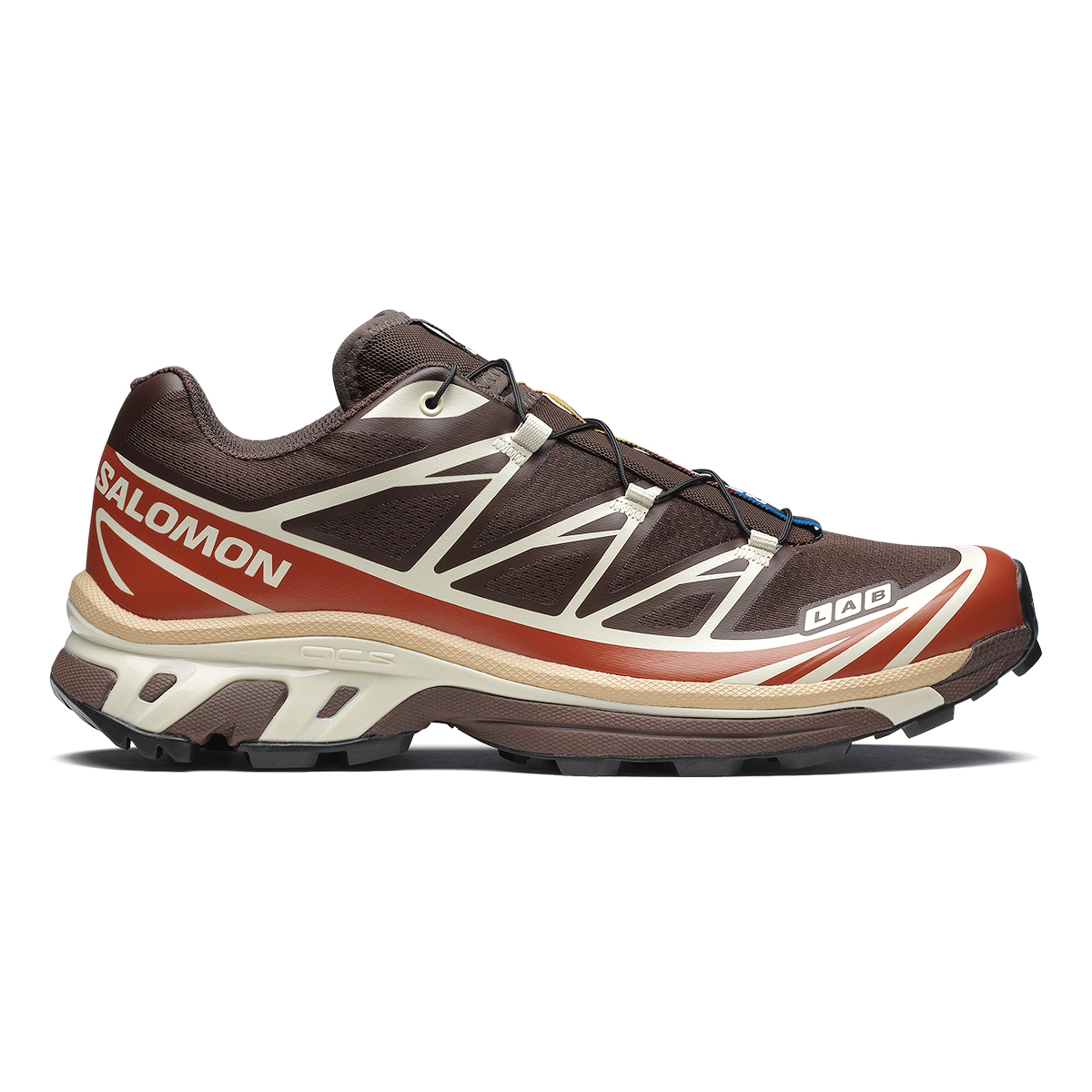 【代購】SALOMON XT 6 Fabric Low top Casual Trail Running Training City Commuting Running Shoes Unisex Tan L47737500