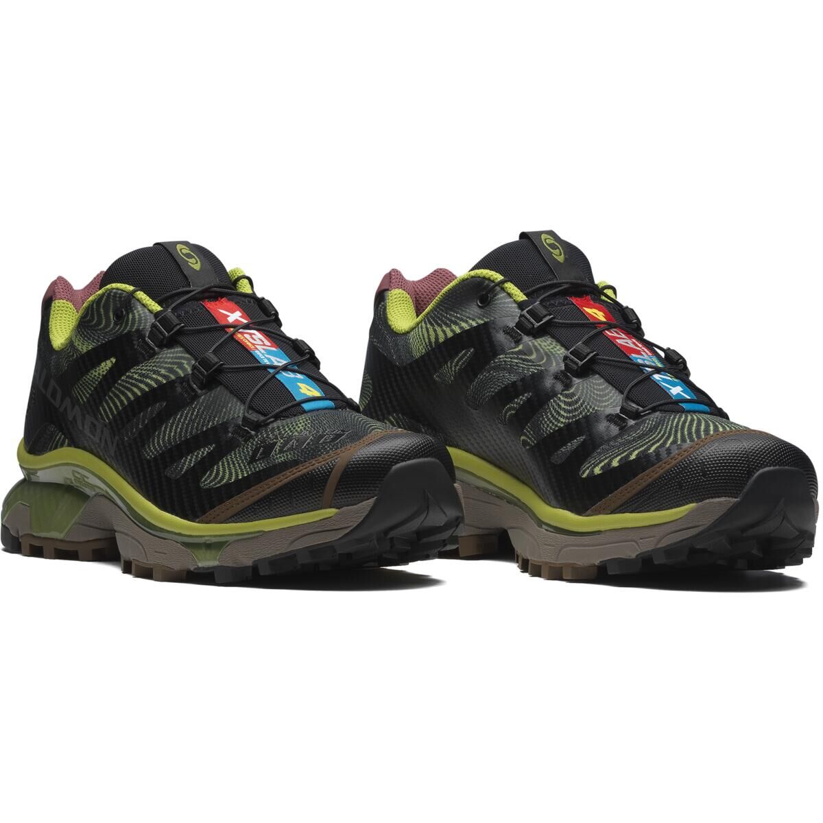 【代購】SALOMON XT 4 Breathable Low top Contagrip Casual Running Shoes Unisex Black Green L47747300