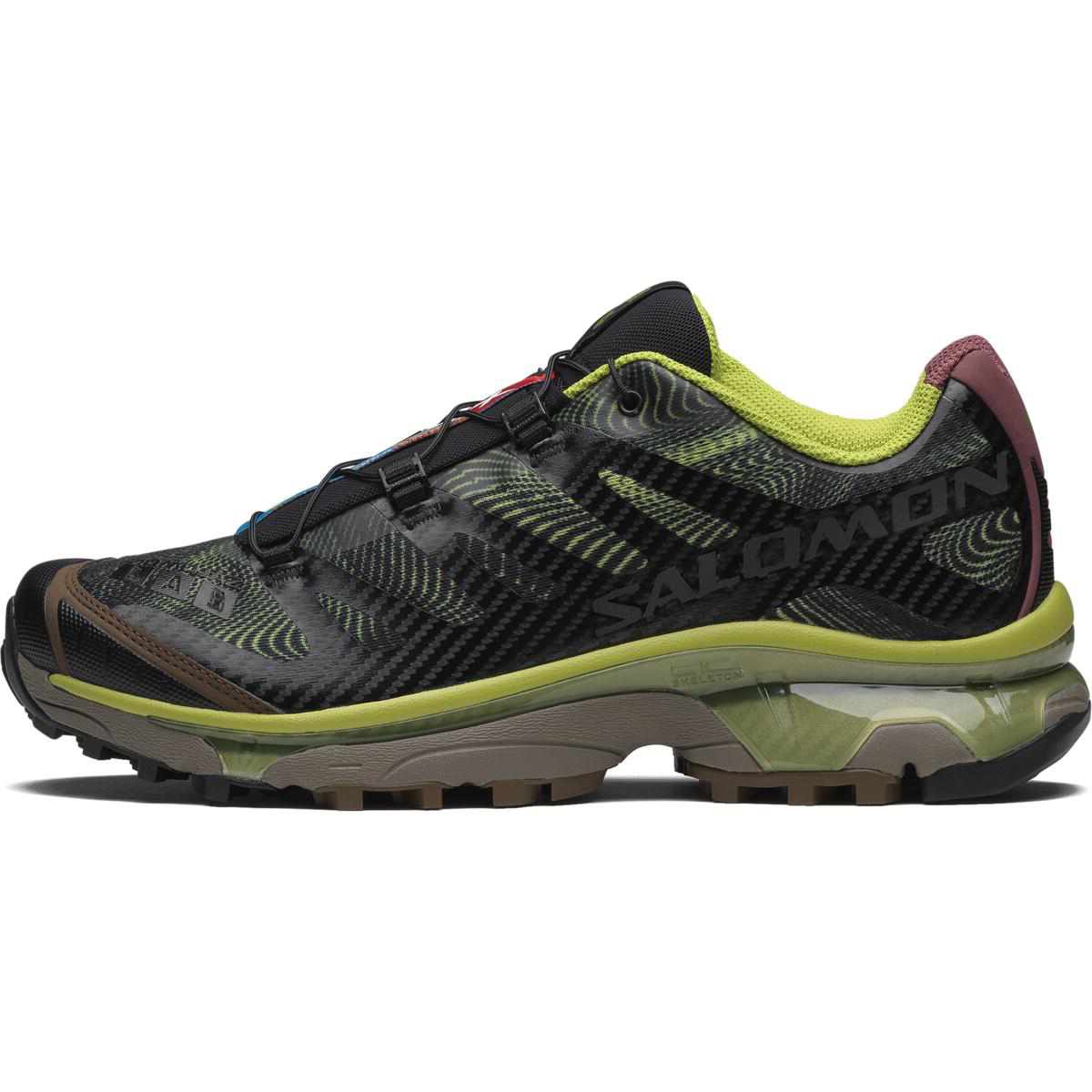 【代購】SALOMON XT 4 Breathable Low top Contagrip Casual Running Shoes Unisex Black Green L47747300