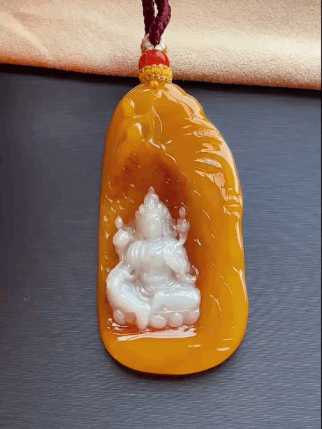922430 翡翠度母吊墜