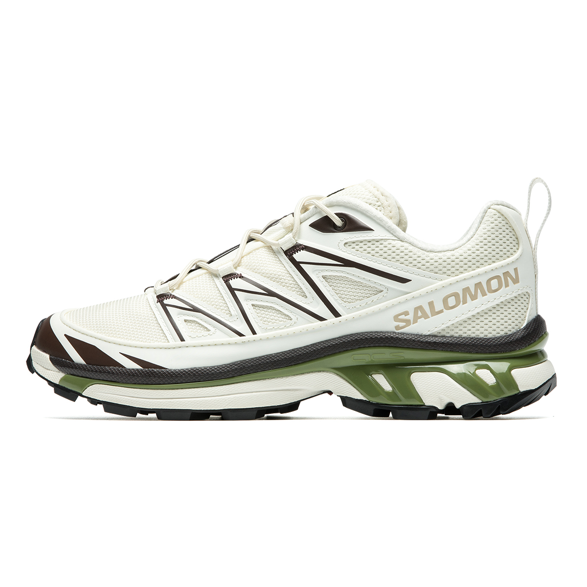 【代購】SALOMON XT 6 Fabric Breathable Support Low top Long Distance Running Shoes Unisex Beige Green L47808500