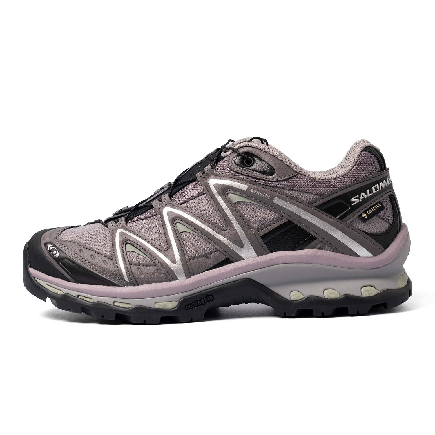【代購】SALOMON XT Quest Waterproof Low top Casual Running Shoes Unisex Gull Taupe Black L49127700