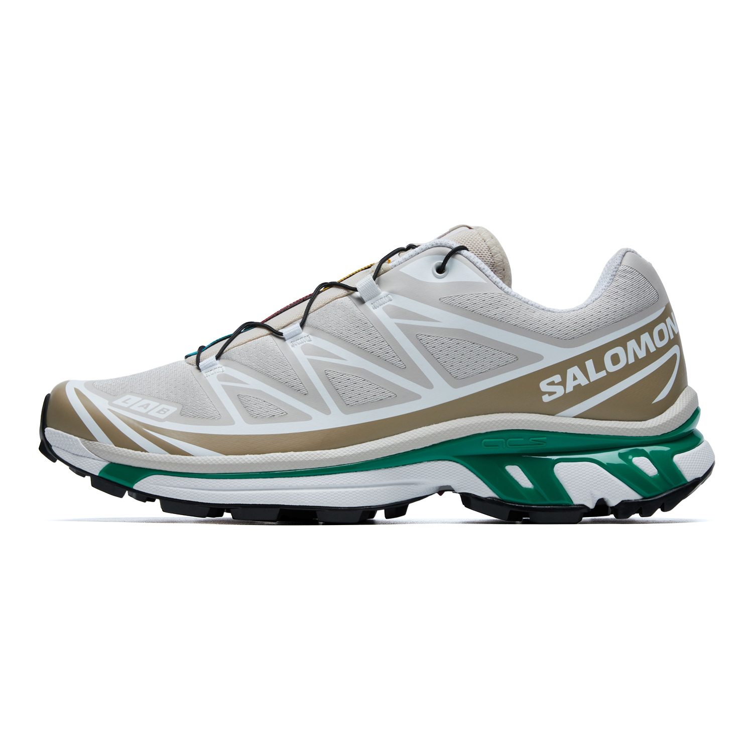 【代購】SALOMON XT 6 Breathable Low top Casual Running Shoes Unisex Earth Gray Copper Green L47864300
