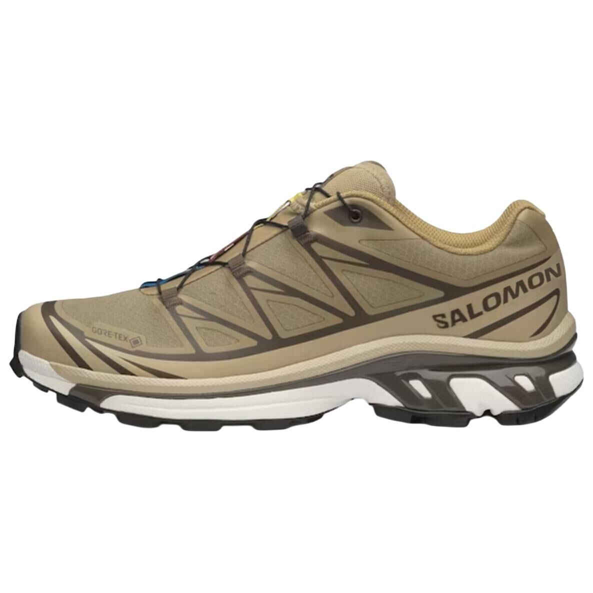 【代購】SALOMON XT 6 Waterproof And Breathable Low top Casual Trail Running Shoes Unisex Brown L47975000