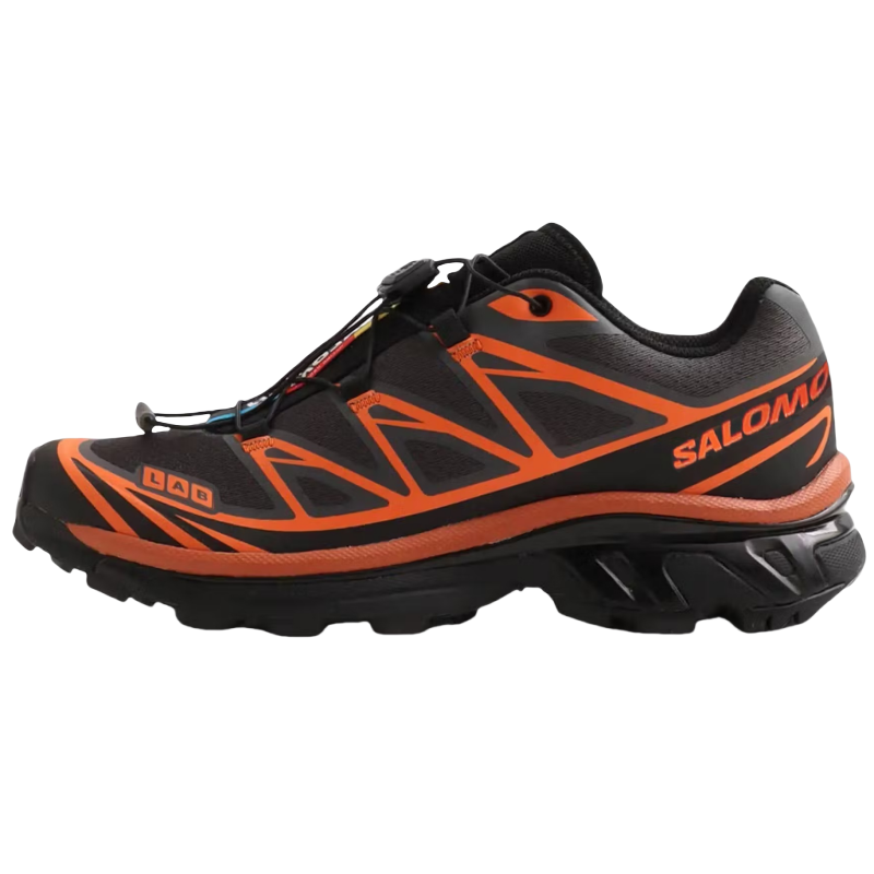 【代購】SALOMON XT 6 Running Shoes Unisex Black Orange L47863900