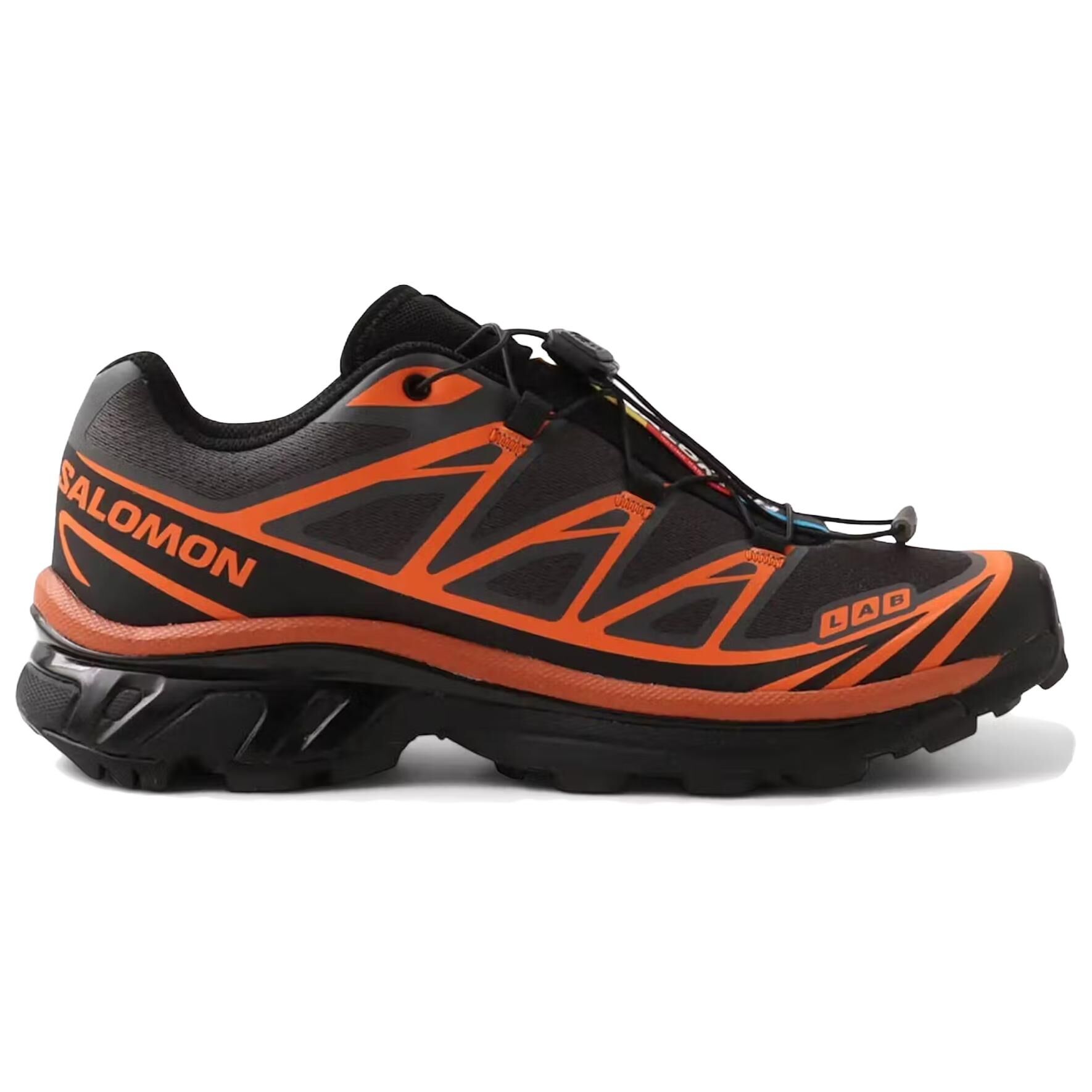 【代購】SALOMON XT 6 Running Shoes Unisex Black Orange L47863900