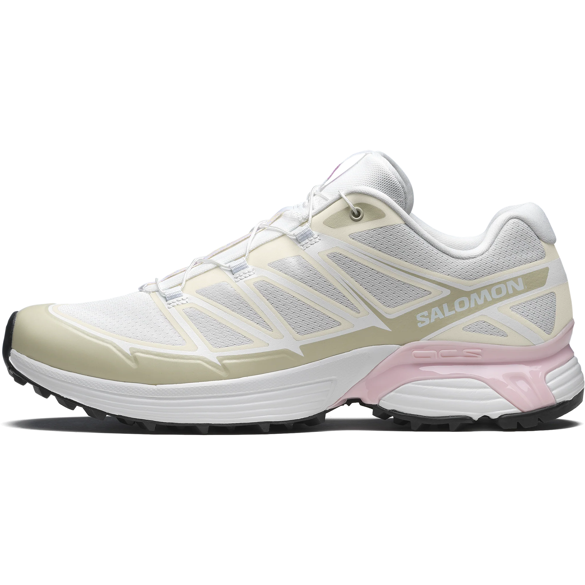 【代購】SALOMON XT Pathway 2 Mesh Breathable Low top Casual Running Shoes Unisex Ecru L47808200