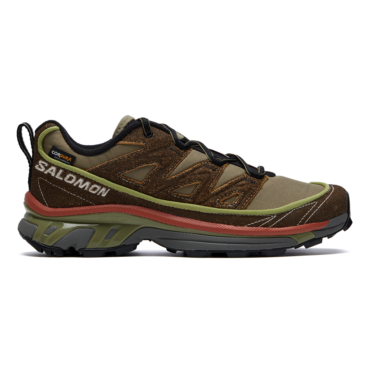 【代購】SALOMON XT 6 Cushioning Coverage Support Abrasion Resistant Running Shoes Unisex Green Brown L47795200
