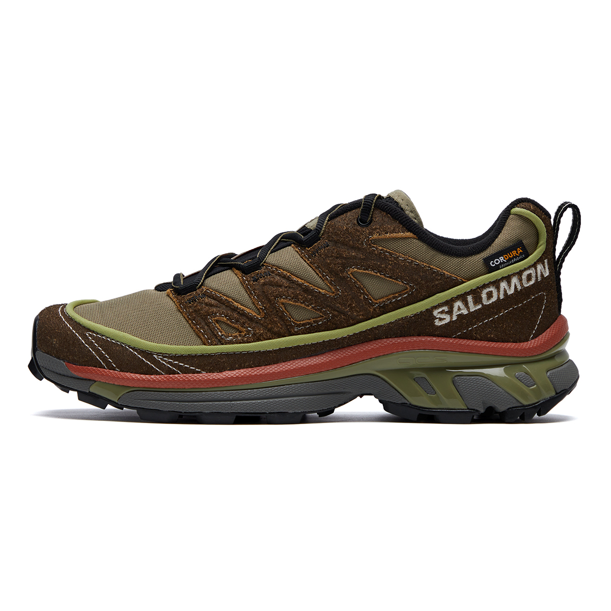 【代購】SALOMON XT 6 Cushioning Coverage Support Abrasion Resistant Running Shoes Unisex Green Brown L47795200