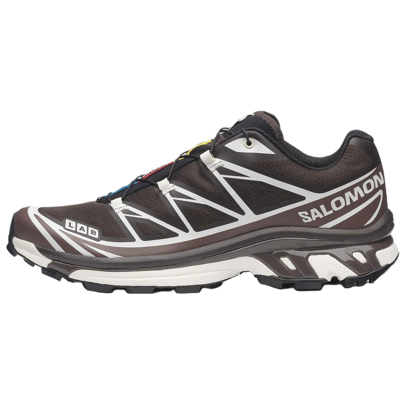 【代購】SALOMON XT 6 Breathable Low top Running Shoes Men's Coffee Brown L47866100