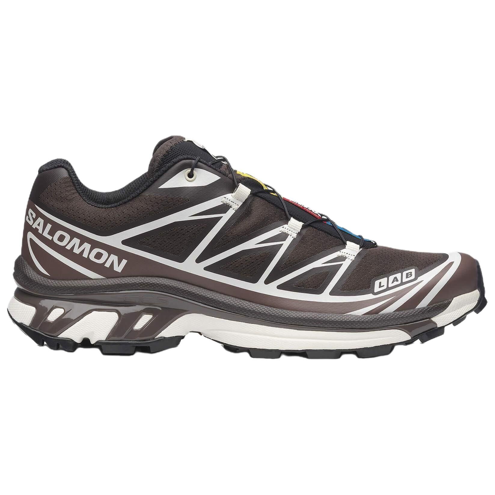 【代購】SALOMON XT 6 Breathable Low top Running Shoes Men's Coffee Brown L47866100