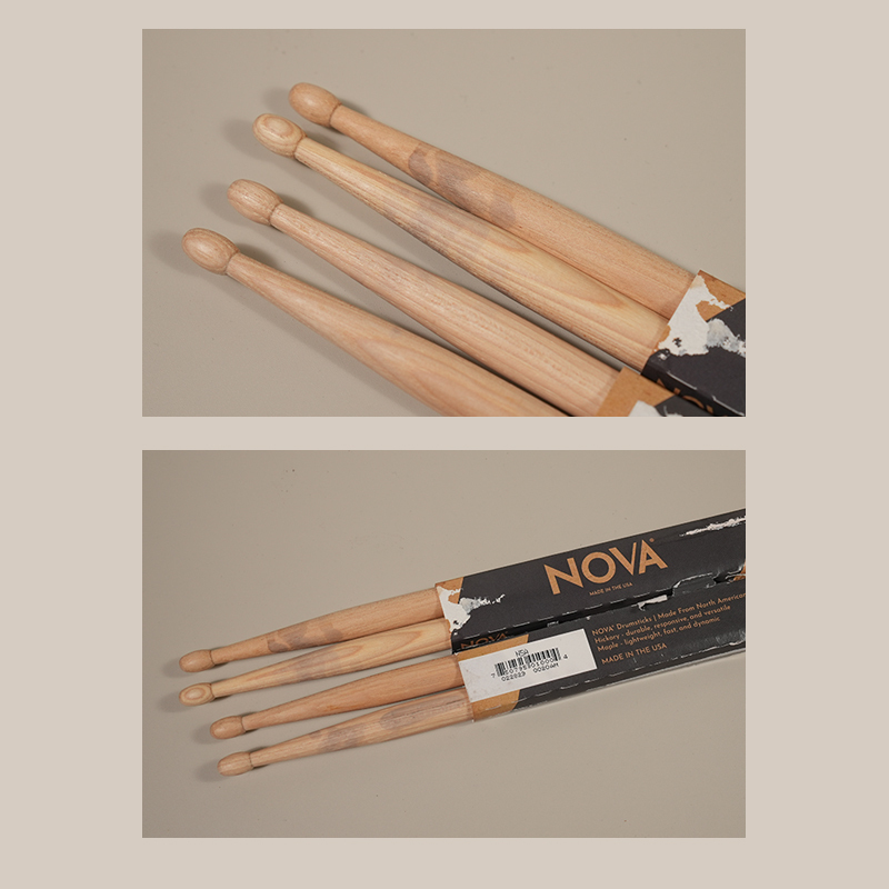 福利品 出清 Vic Firth 副廠 Nova 5A 胡桃木鼓棒 爵士鼓棒 木頭髒污 包裝破損 一雙售