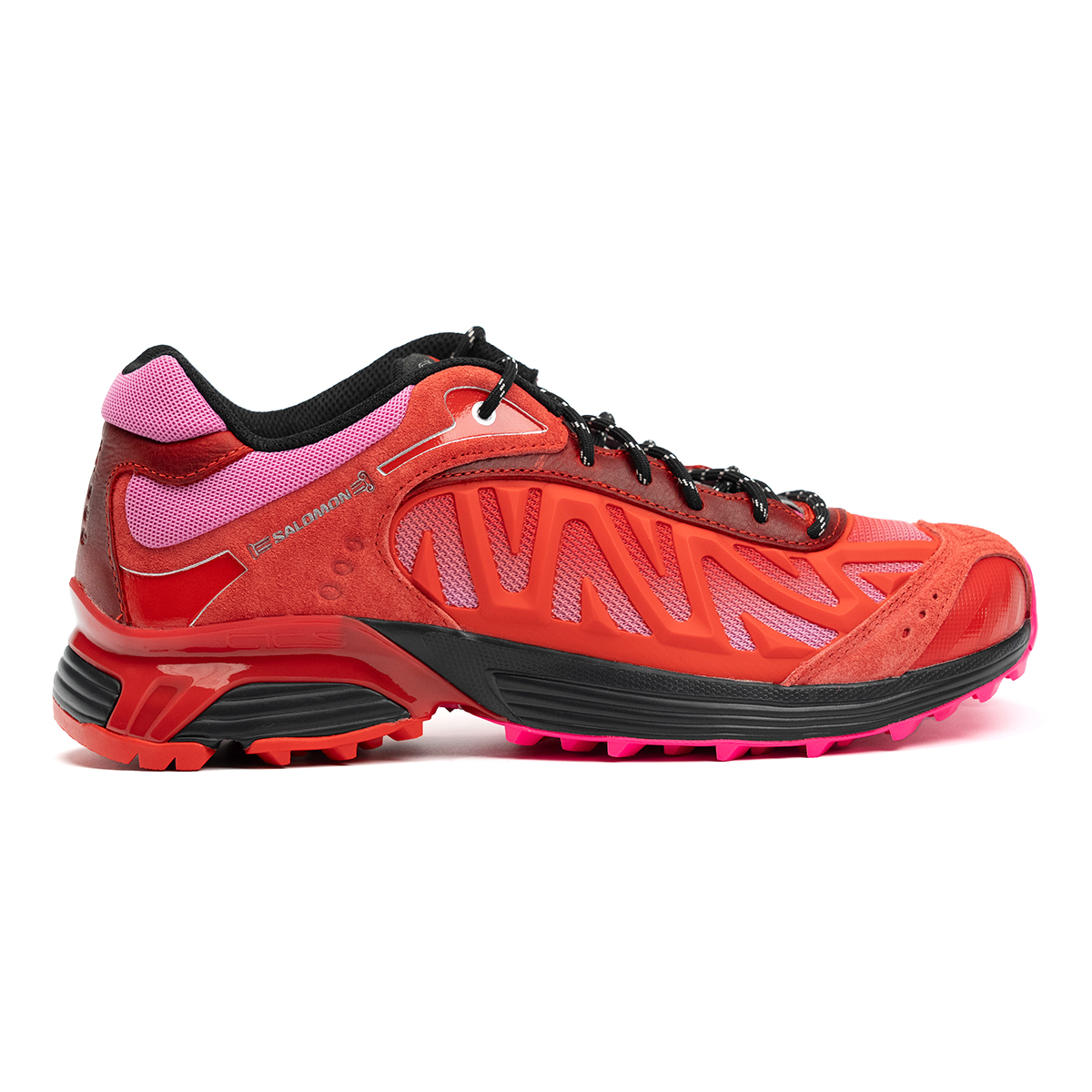 【代購】SALOMON x Aries XT WHISPER Cushioning Abrasion Resistant Coverage Support Casual Running Shoes Unisex Red Pink L49218700
