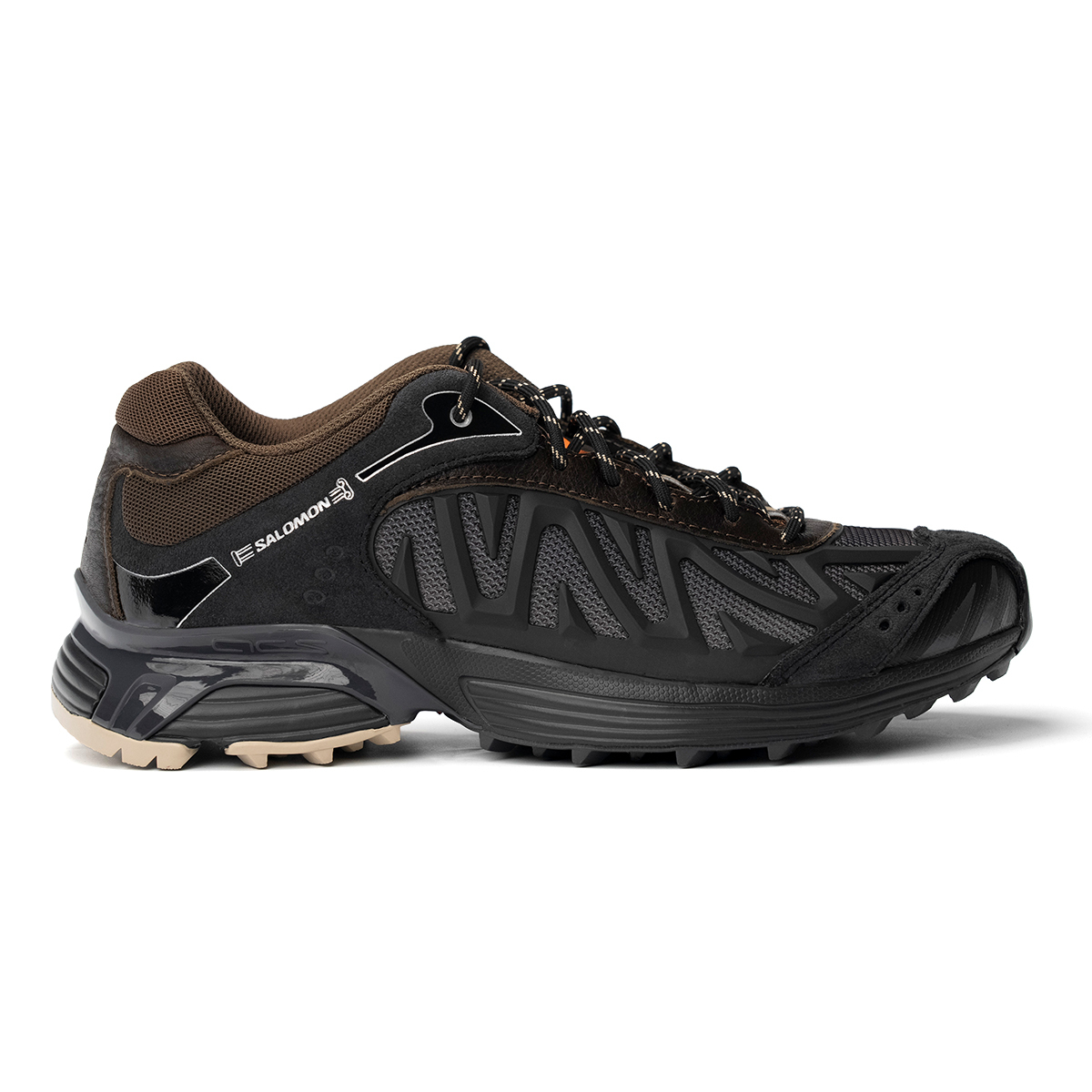 【代購】SALOMON x Aries XT WHISPER Running Shoes Unisex Black Brown L49129700