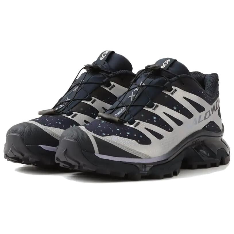 【代購】SALOMON x Atmos XT 4 Running Shoes Unisex Silver Blue L49273300