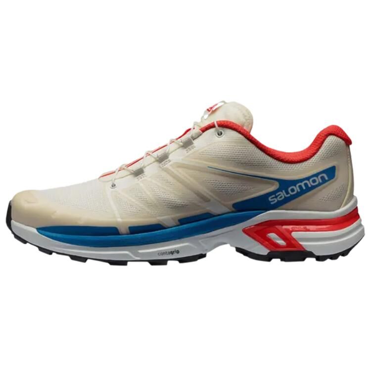 【代購】SALOMON XT Wings 2 Low top Running Shoes Men's Beige Blue Red L41234800