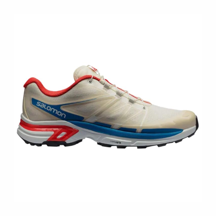 【代購】SALOMON XT Wings 2 Low top Running Shoes Men's Beige Blue Red L41234800