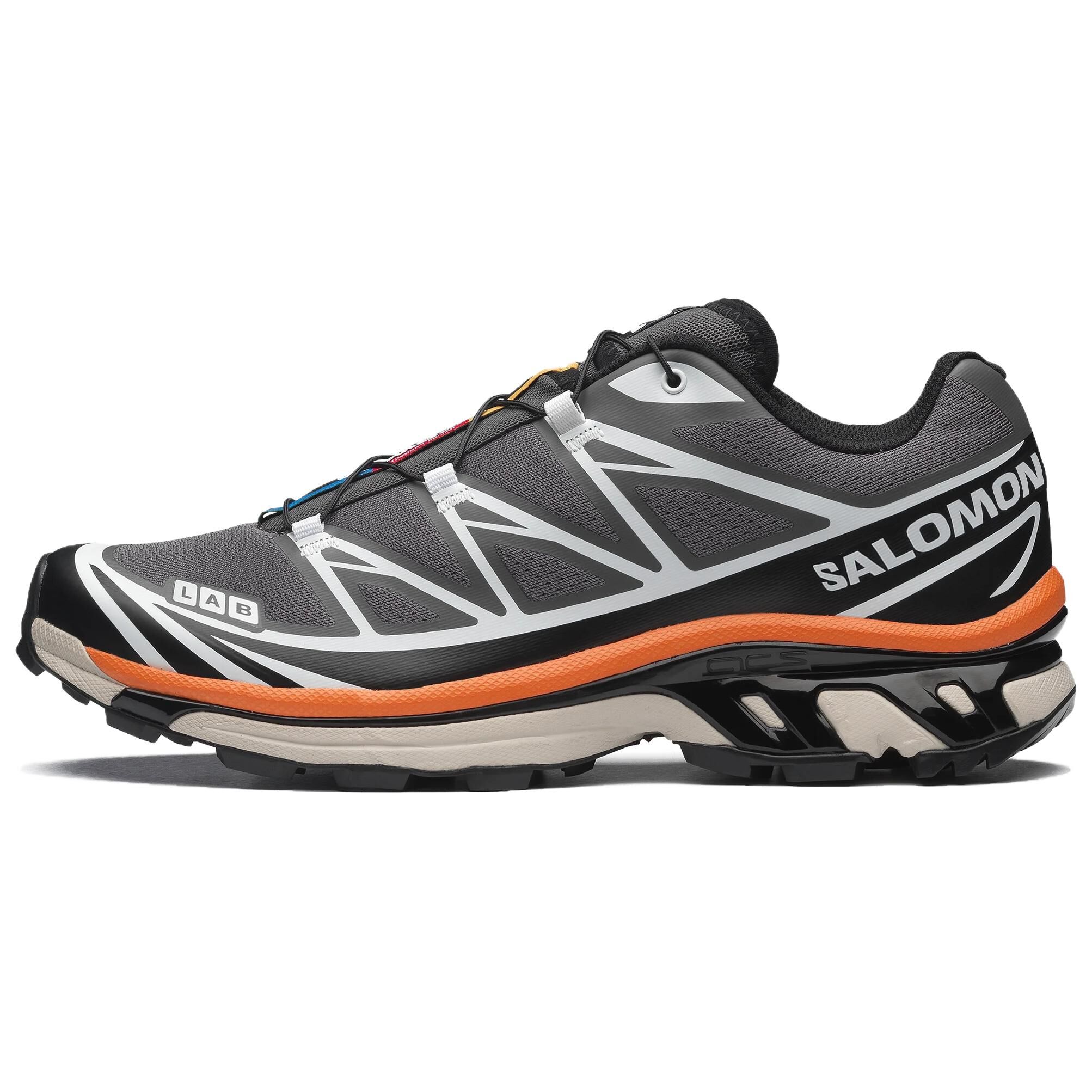 【代購】SALOMON XT-6 Fabric Breathable Low-top Casual Running Shoes Unisex Gray L49205800