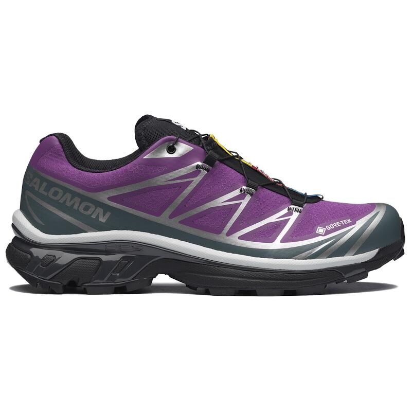 【代購】SALOMON XT 6 Trail Running Shoes Unisex Purple Silver L47990100