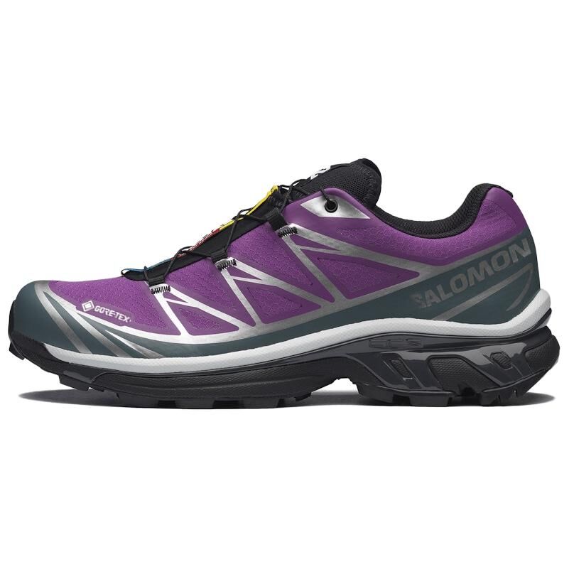 【代購】SALOMON XT 6 Trail Running Shoes Unisex Purple Silver L47990100