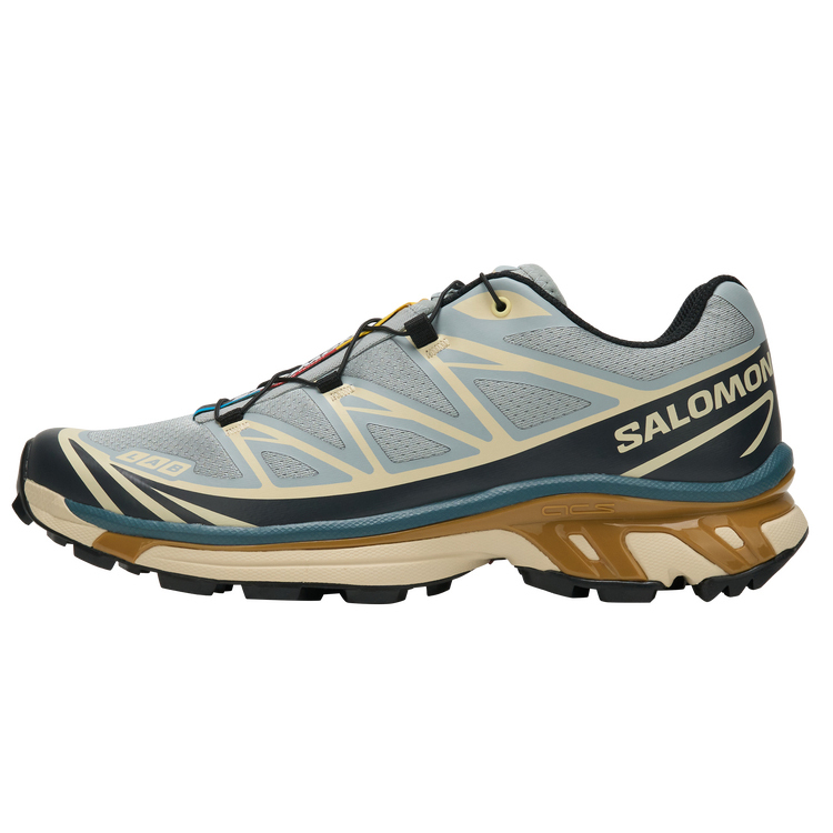 【代購】SALOMON XT 6 Fabric Breathable Running Shoes Unisex Desert Sand Gray Sand Yellow Withered Pine Yellow Mist Blue L49258100