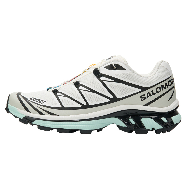 【代購】SALOMON XT 6 Fabric Breathable Running Shoes Unisex Husky White Gray Ice Blue L49257800