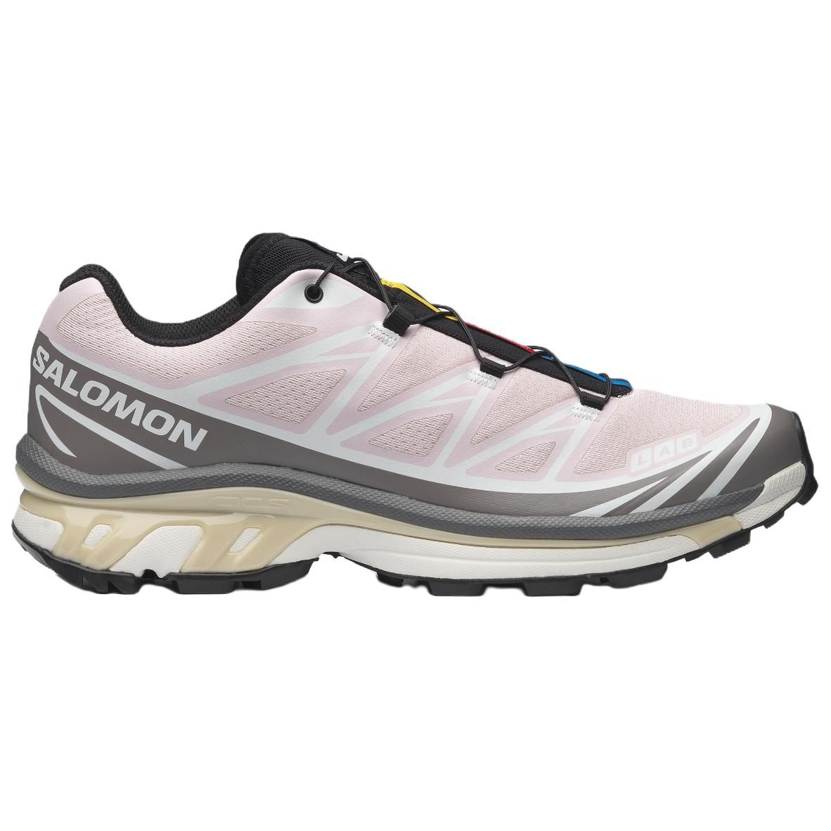 【代購】SALOMON XT 6 Fabric Breathable Low top Casual Running Shoes Unisex Pink L49154600