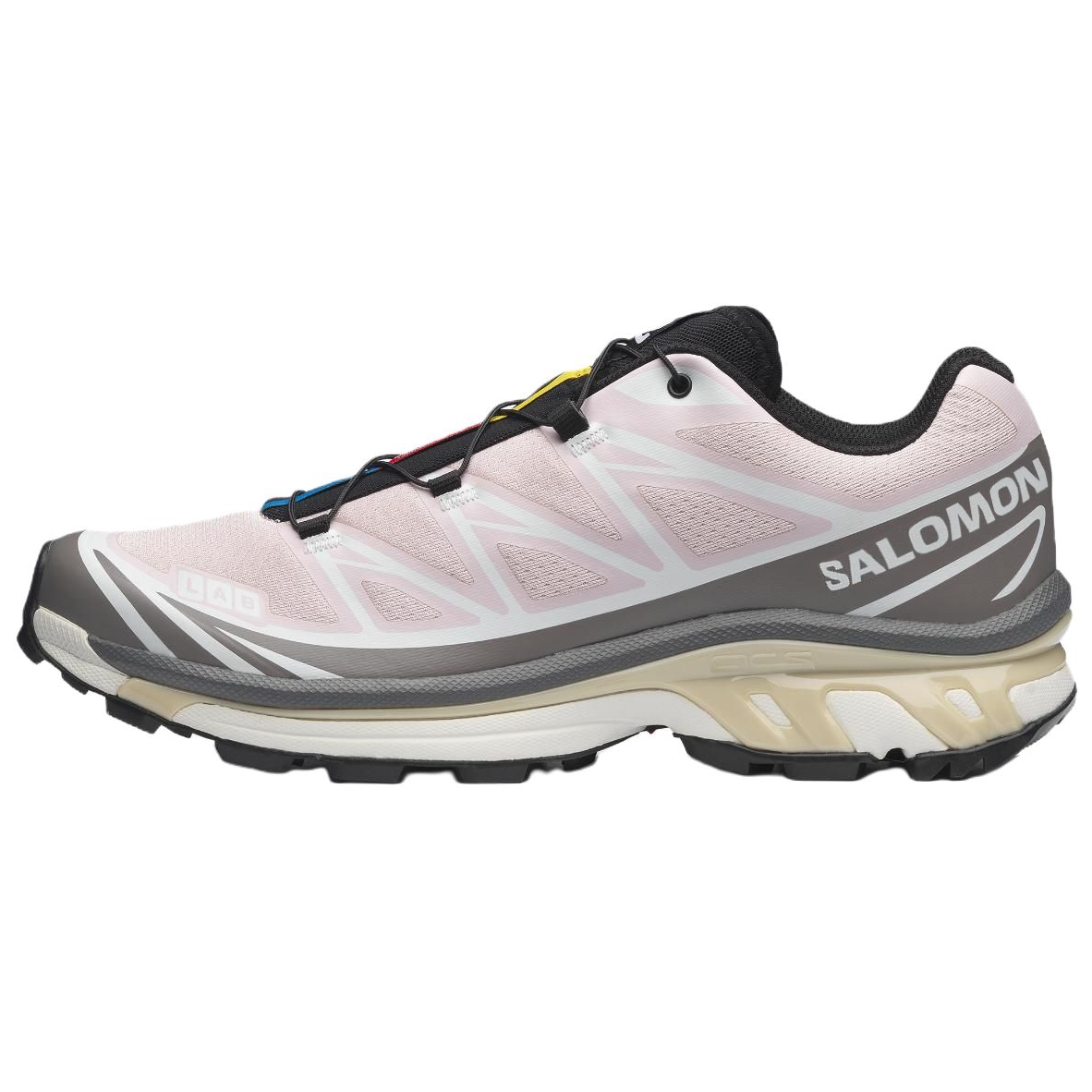 【代購】SALOMON XT 6 Fabric Breathable Low top Casual Running Shoes Unisex Pink L49154600